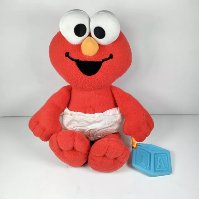 2005 Sesame Street My First Pal Elmo Plush Teether Fisher Price 11" Stuffed Toy