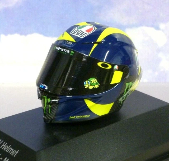 Casque AGV Valentino Rossi MotoGP 2018 – Réplique 1/8 Minichamps – 399180046