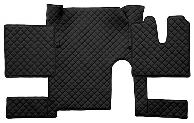 2 X Eco-Cuir & Daim Housse de Siège Deluxe Beige pour Mann Tgx 2007-2014