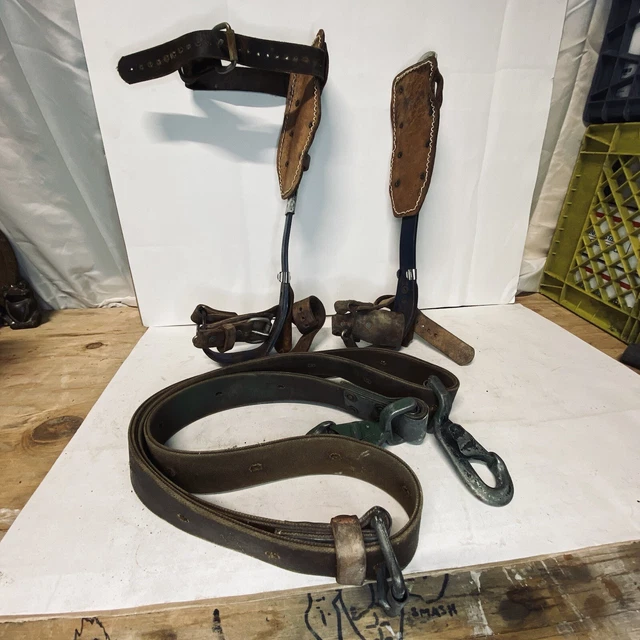 Klein 8210 Tree Pole Climbing Spikes Gaffs Spikes Older 1980s