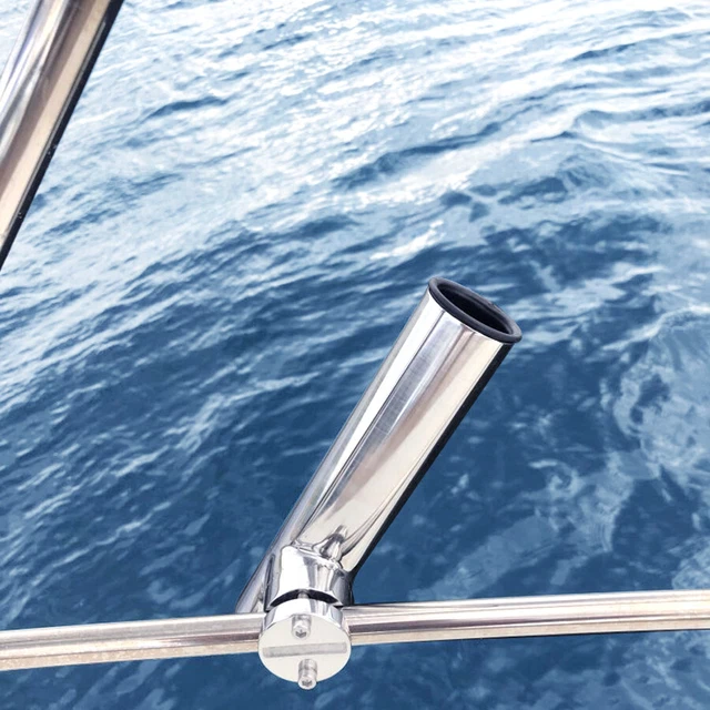 Acier Inoxydable Pêche Mât Ressort Support pour Rail 19-32mm Marine Matériel