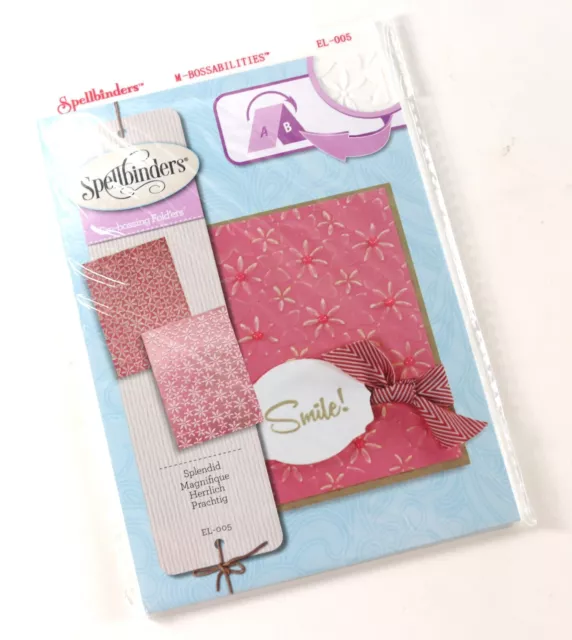 NUEVO - Carpetas de grabado Spellbinders M-Bossabilities espléndidas EL-005