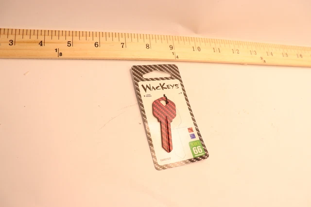 WacKeys KW1/66 Cassette F Blank Key Red 9971280