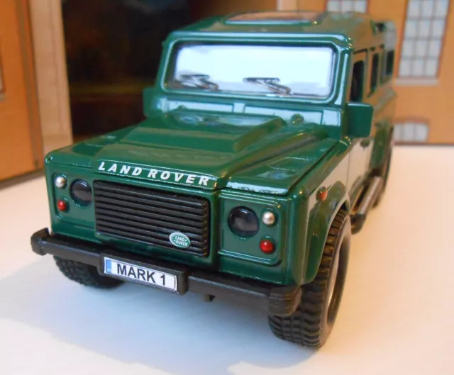 LANDROVER DEFENDER with PERSONALIZED PLATES Model Toy Car boy dad birthday gift!
