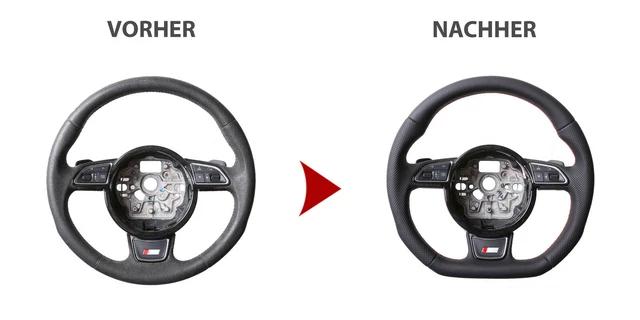 Extensiones De Levas De Cambio Para Volante Audi - Compatible Con A1, A3, A4, A5, A6, A7, Q3, Q5, Q7