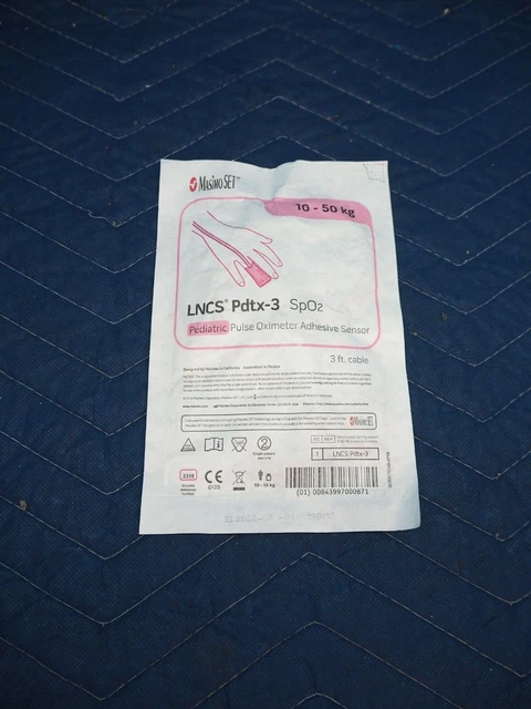 Masimo Ref. 2318 LNCS Single Patient Use Infant Adhesive SpO2 Wrap Sensor Pdtx-3