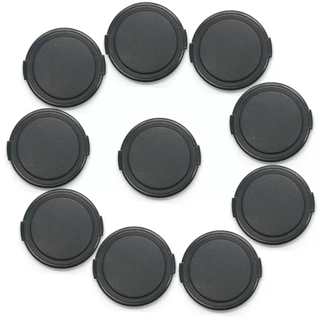 10PCS Universal 37mm Snap on Plastic Front Lens Cap Cover for DSLR Camera Filter