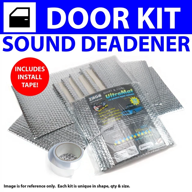 Heat & Sound Deadener Early Cars 1900 - 1927 4 Door Kit + Seam Tape 22392Cm2