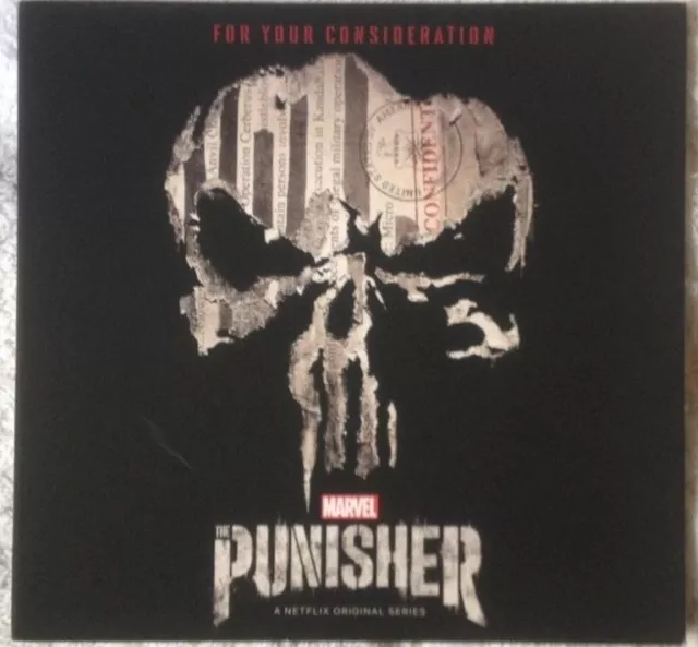 Marvel PUNISHER, Jon Bernthal, Netflix FYC Emmy Promo DVD 2 Episodes 2018