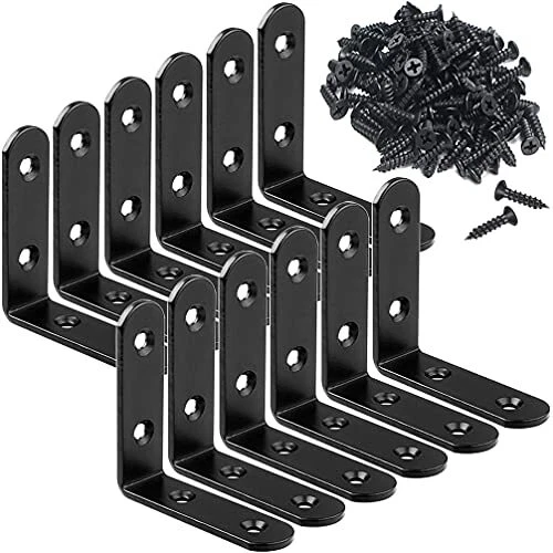 Heavy Duty Shelf Steel Bracket Support Wall Hanging L Corner Brace Joint Angle