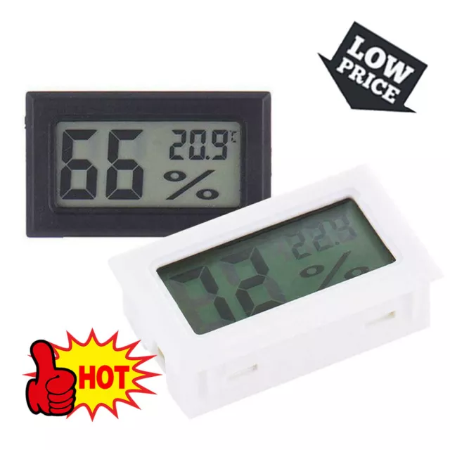 Digital Electronic Thermometer Mini LCD Display Meter Room Fridges Freezers 2022