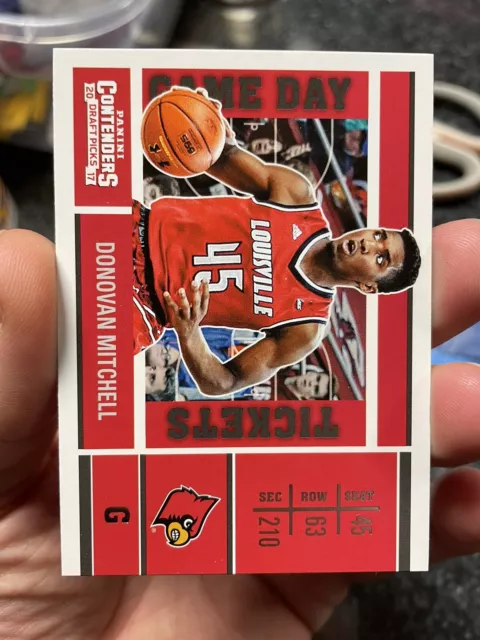 2017-18 Panini Contenders Draft Picks Game Day Tickets #29 Donovan Mitchell Cavs