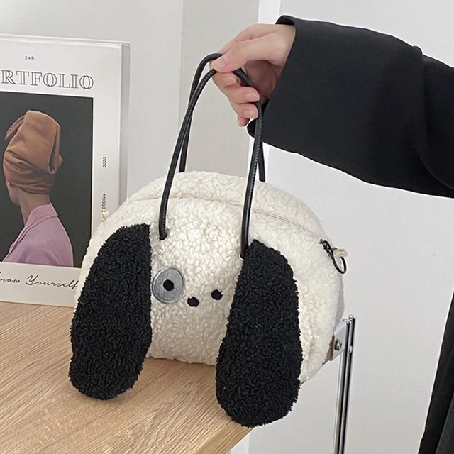 Femmes Dessin animé Mignon Sacs à main Sac d'épaule Peluche Sac à bandoulière