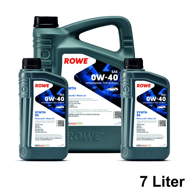 ROWE HIGHTEC RACING MOTOR OIL 10W-60 – 5 Liter, Vollsynthetisch, Made In Germany, Für Hochleistungsmotoren