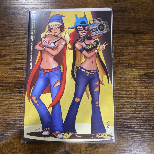 Batman & Superman Worlds Finest #1 * Nm+ * Nathan Szerdy Minimal Trade Variant