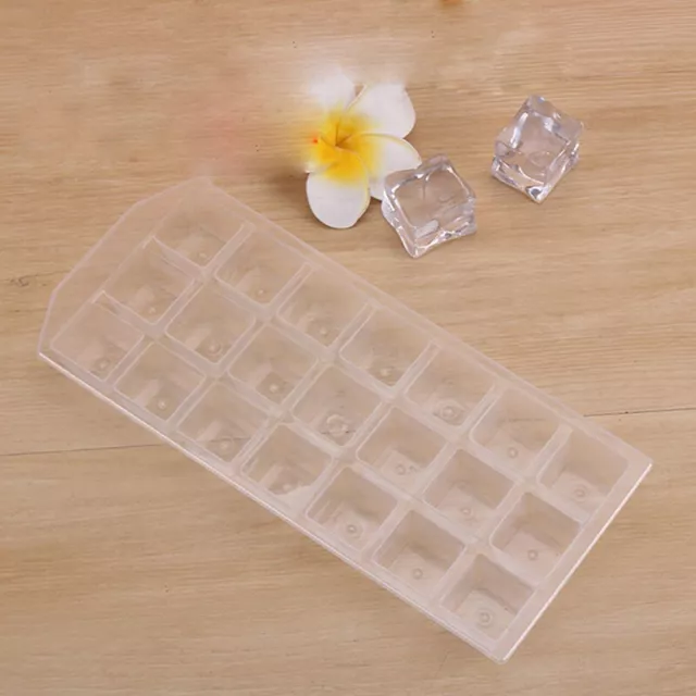 21Grid Ice Cube Pudding Maker Mold Refrigerator Ice Mould Tray Tool Plastic *YB 2