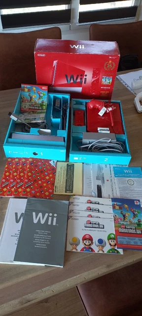 Console Wii Pack Super Mario Bros. 25th Anniversary en boite