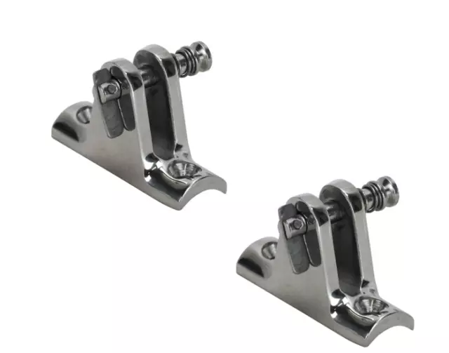 boat canopy fitting quick release pin316 ss Bimini  Marine Canopy Rail mount x2