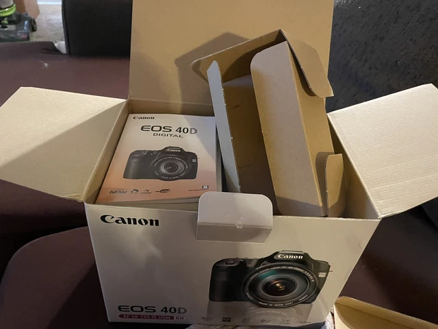 Empty Box Only- Canon 40D Retail Packaging, Manual, Etc.