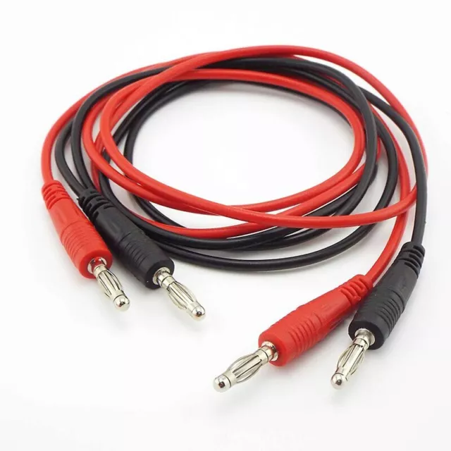 4mm Banana Plug Male to Banana Plug dual end test lead cable for Multimeter Test