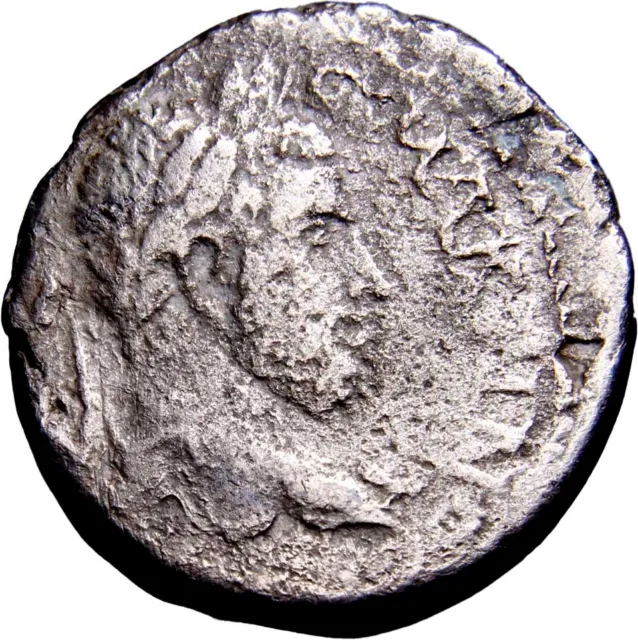 VERY RARE JUDAEA Samaria Macrinus, Tetradrachm (217-218 AD) Caesarea ...