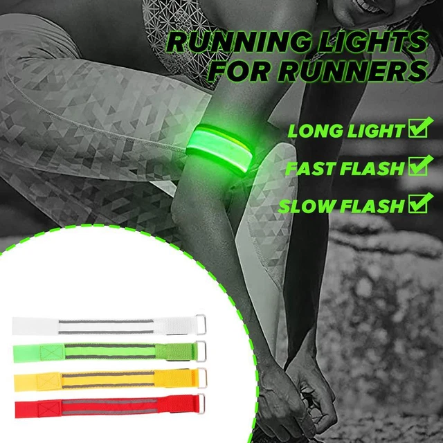 Wrist Support LED Reflective Light Arm Armband Straps Night Safety Running A8D0