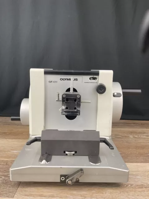 Olympus CUT 4055 Motorized microTec 1996 Microtome with Knife hold Free Shipping