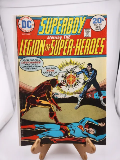Superboy and the Legion of Superheroes #201 1974 DC "The Betrayer From ..."