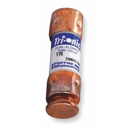 Mersen Tr8r Fuse, Time Delay, 8A, Tr-R Series, 250V Ac, 160V Dc, 2" L X 9/16"