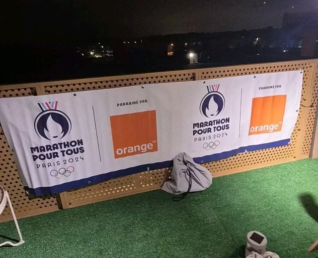 BANDEROLE OFFICIELLE HABILLAGE JO Paris 2024 EUR 250,00 - FR