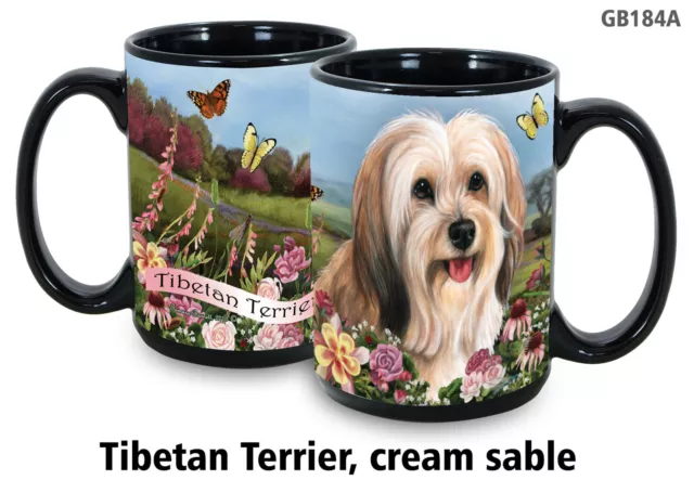 Garden Party Mug - Cream Sable Tibetan Terrier