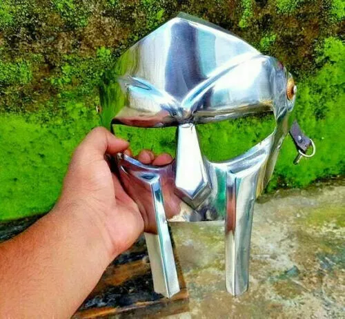 New Gladiator Face Mask Helm Hand Forged Sca Larp Helmet Roman Armor Mf Doom
