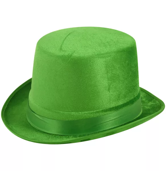 St Patricks Day Rigid Felt Top Hat Irish Leprechaun Green Ireland Fancy Dress