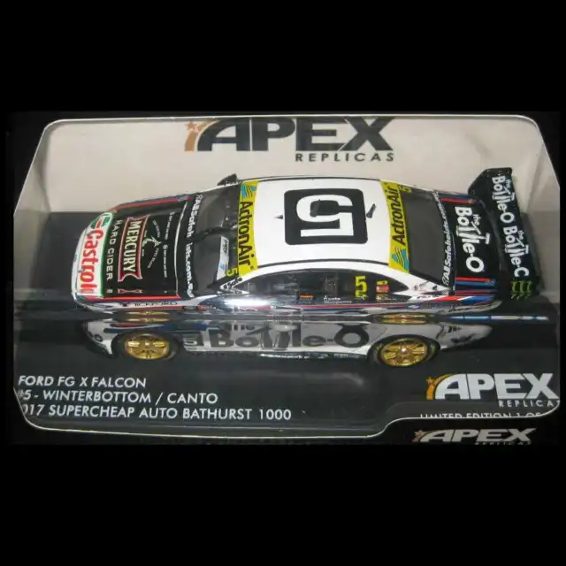 APEX Replicas - 1/43 Scale - The Bottle-O Racing Team #1 Canto/Winterbottom 2...