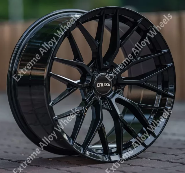 19" Black VTR Alloy Wheels Fits Ford Grand C Max Edge Focus Kuga Mondeo 5x108