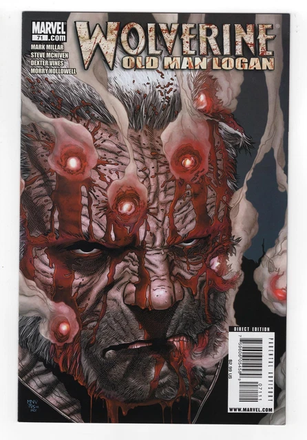2009 Marvel Wolverine Old Man Logan #71 Venom T-Rex Death Of Hawkeye High Grade
