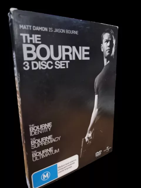 The Ultimate Bourne Collection Trilogy DVD 3 MOVIE SET VGC! R4 FAST! FREE! POSTA