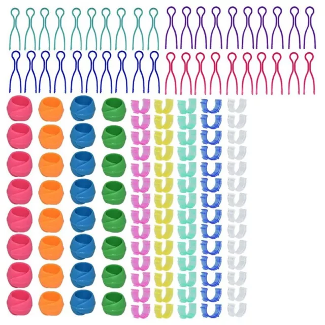 142Pcs Bobbin Thread Organizing Clips,70 Bobbin Holder Clips,32 Silicone4833