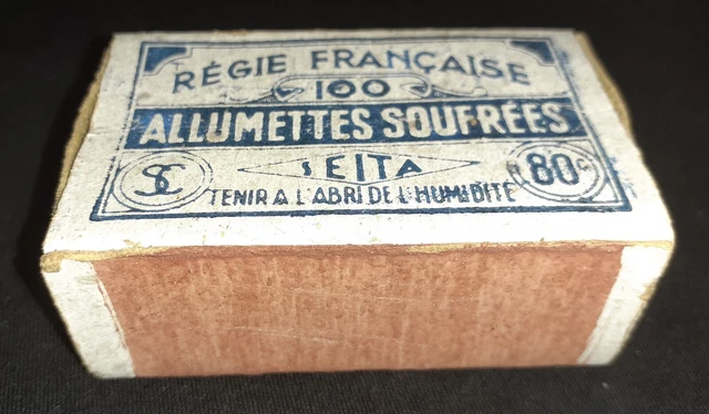 Boite d'allumettes Française SEITA Régie Française WW2 match box french
