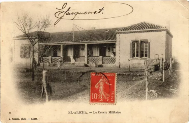 CPA AK Geiser 2 El-Aricha Le Cercle Militaire ALGERIA (789683)