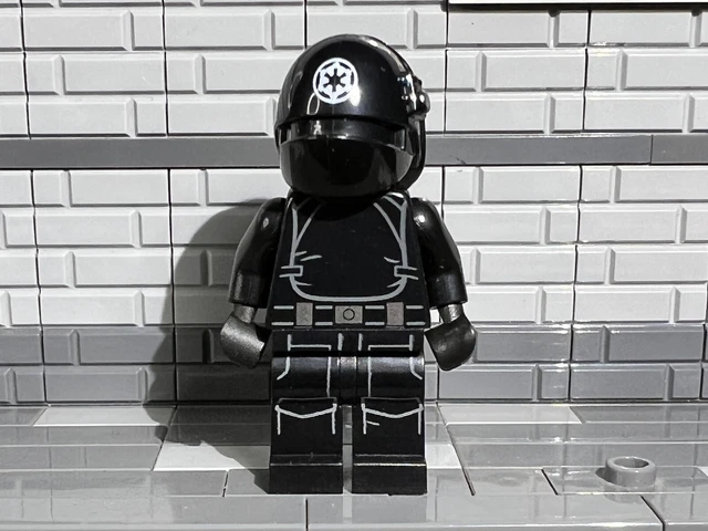 Lego Star Wars Imperial Gunner Pilot Minifigure Open Mouth 75034 Sw0520 Minifig