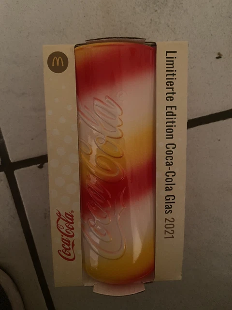 McDonalds Glas - Coca Cola, 50 Jahre McDonalds Jubiläum - Glas 2021 (neu)