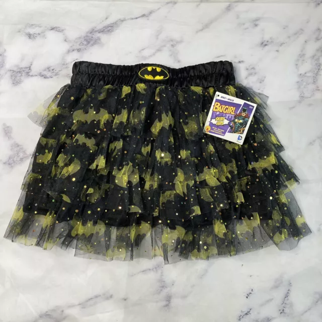 DC Comics Batgirl Costume Skirt Womens One Size Ruffled Batman Cosplay New Nwt