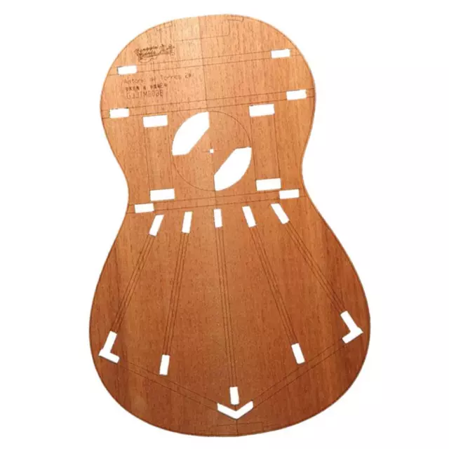 Modèles de guitare classique en bois Modèle de corps Luthier Supply DIY Accs