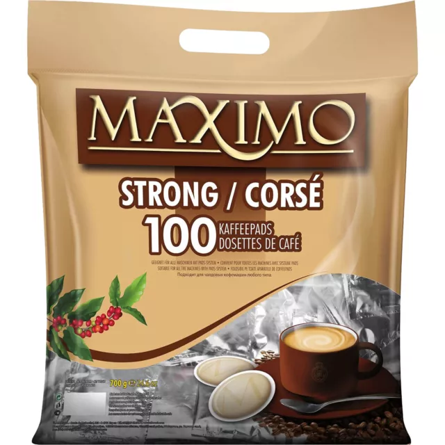 Maximo Kaffeepads Strong 100 Pads