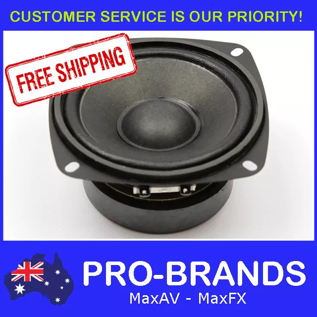 4" 30WRMS 4 Ohms PA DJ Speaker Subwoofer Sub Driver 4 Inch Quality Woofer