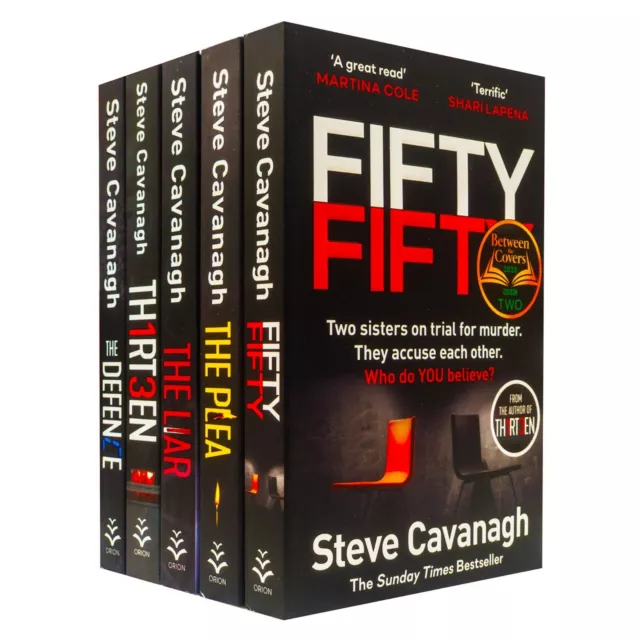 Eddie Flynn Series 5 Books Collection Set by Steve Cavanagh Thirteen, Defence 2