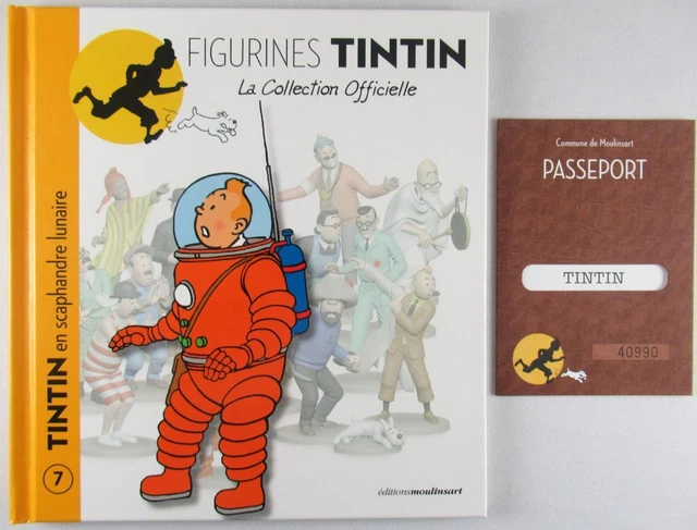 Figurine Tintin – Taupe Au Regard Perçant – Moulinsart – Collection Officielle