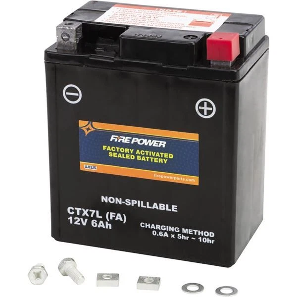 Fire Power Factory Activated Sealed Maintenance Free Battery - CTX7L FA