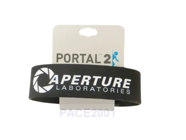 Official Portal 2 Aperture Laboratories Silicone Bracelet by A Crowded Coop